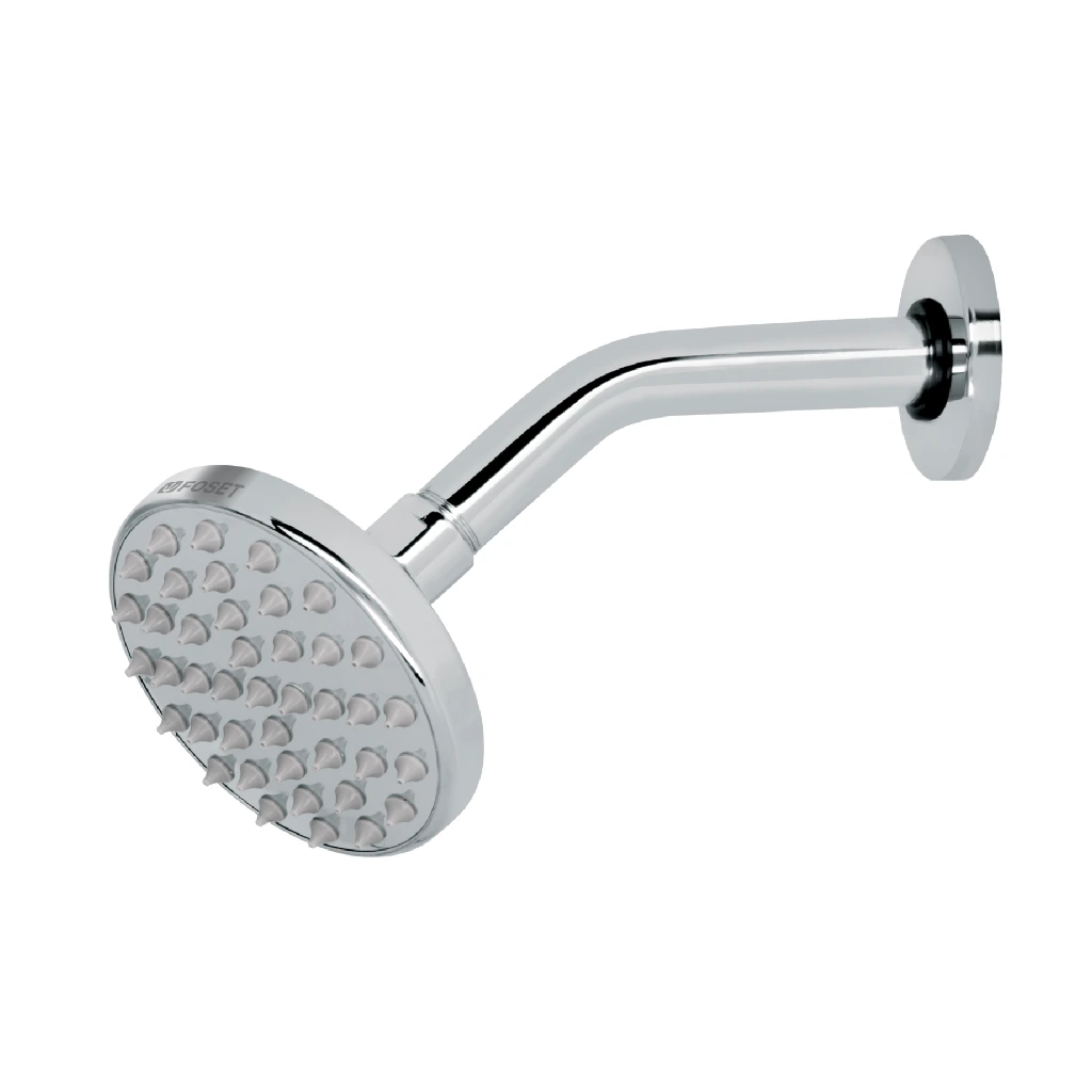 [49575] Regadera cromo 4 plato redondo, con brazo, FOSET ELEMENT