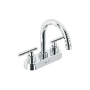 Mezcladora p/lavabo, bar, manerales palanca, cromo, TUBIG