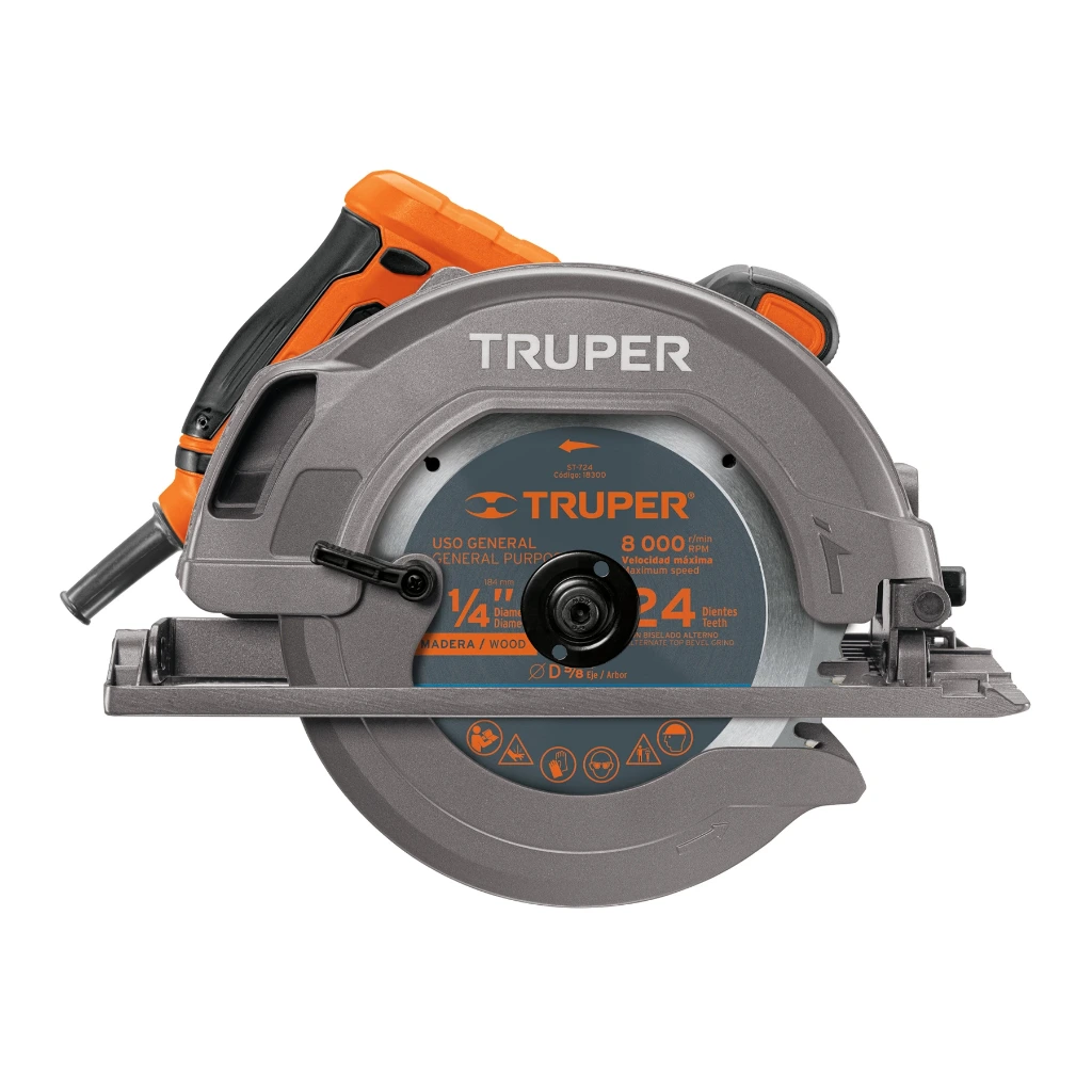 Sierra circular 7-1/4" 1750W Truper