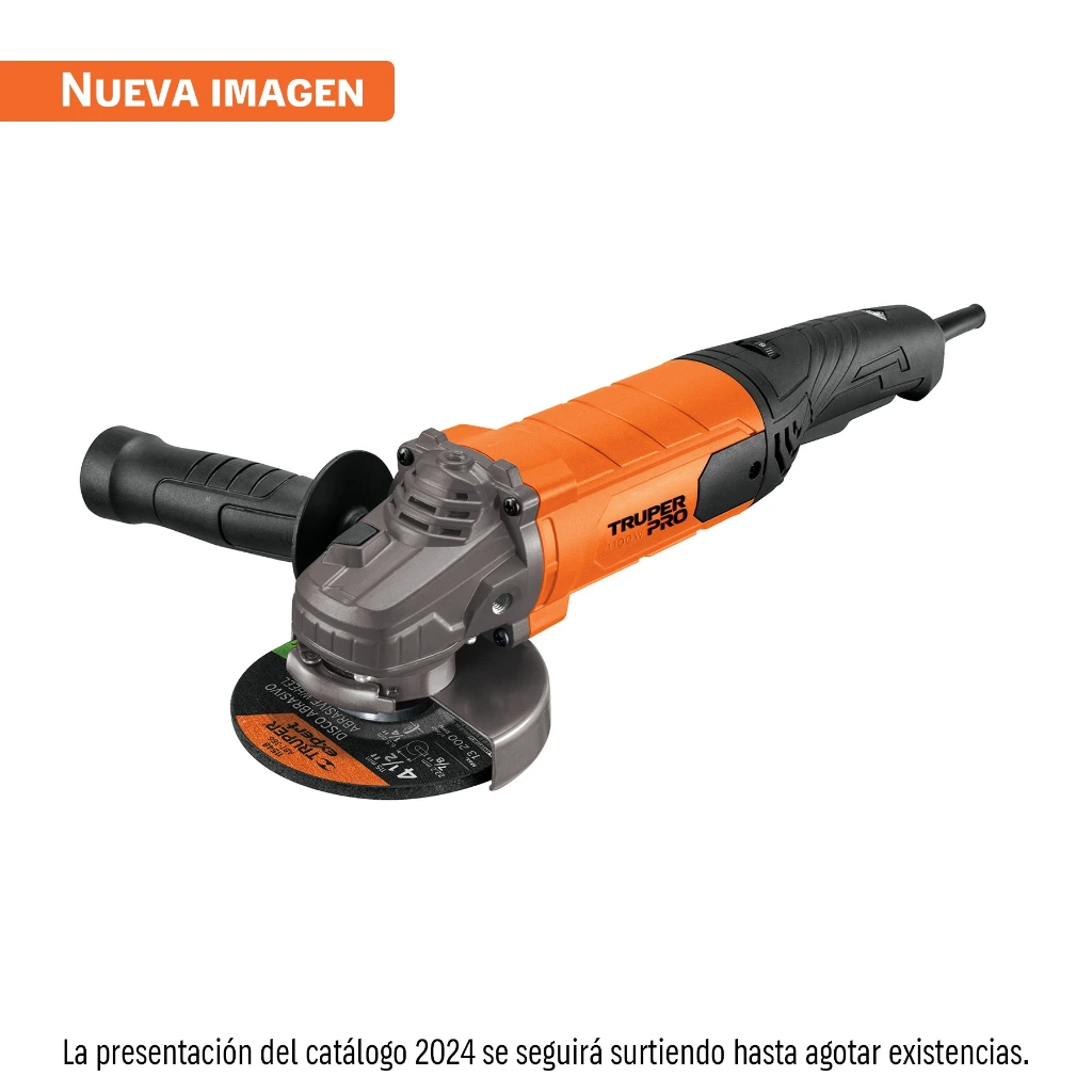 Esmeriladora angular 4-1/2" 1100w Truper pro