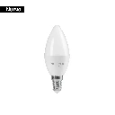 Foco LED tipo vela 4W (25W), luz blanca brillante 6500K E14
