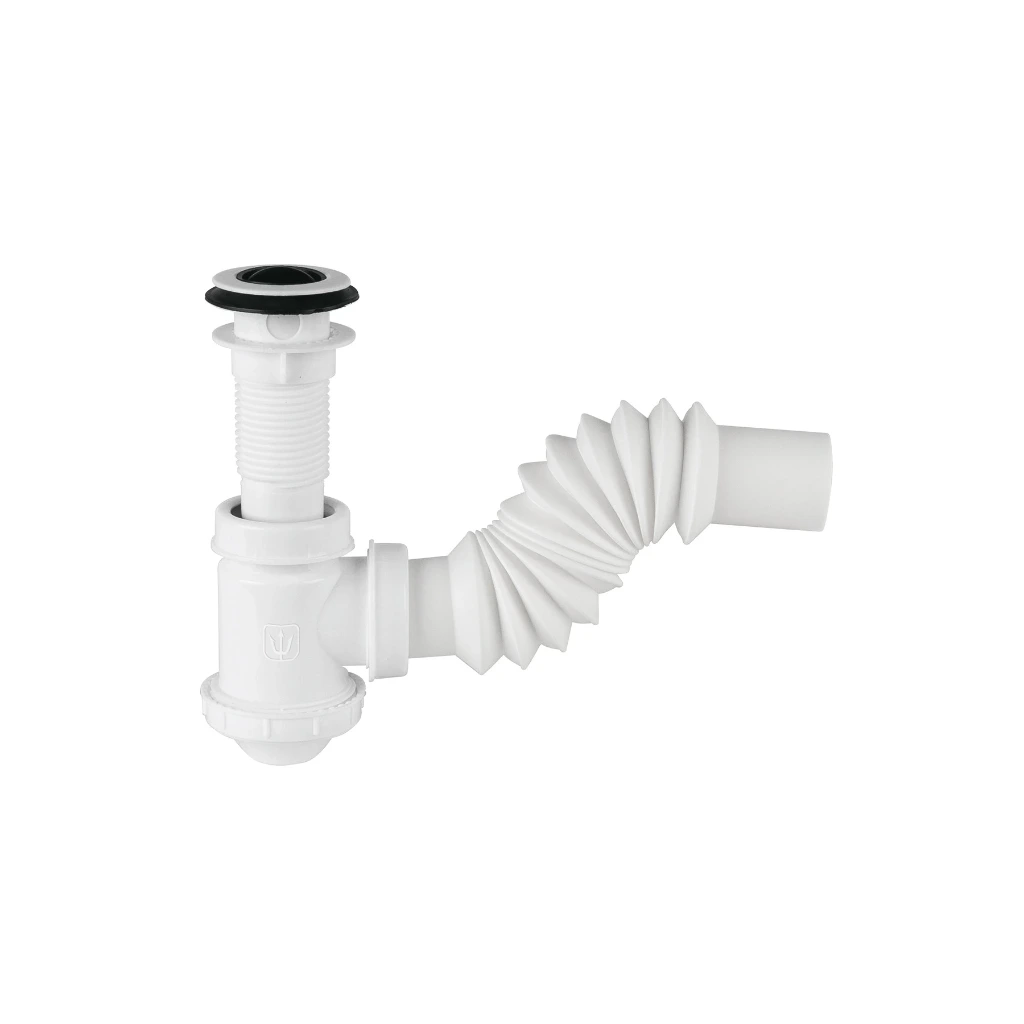 Céspol de bote de polietileno con contra, para lavabo, FOSET