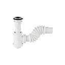 Céspol de bote de polietileno con contra, para lavabo, FOSET