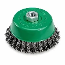 Carda copa alambre trenzado fino | Lion tools
