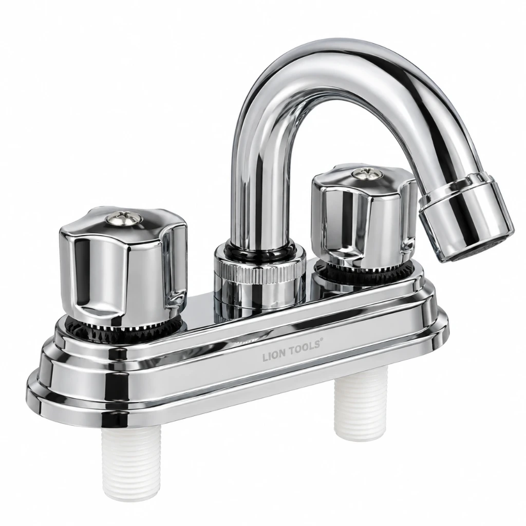 Llave lavabo mezcladora cuello corto ABS Lion tools