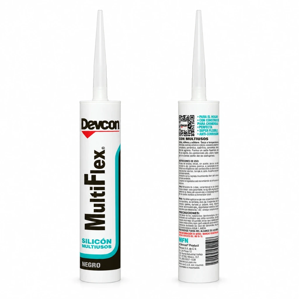 Silicon multisusos negro 280ml | Multiflex