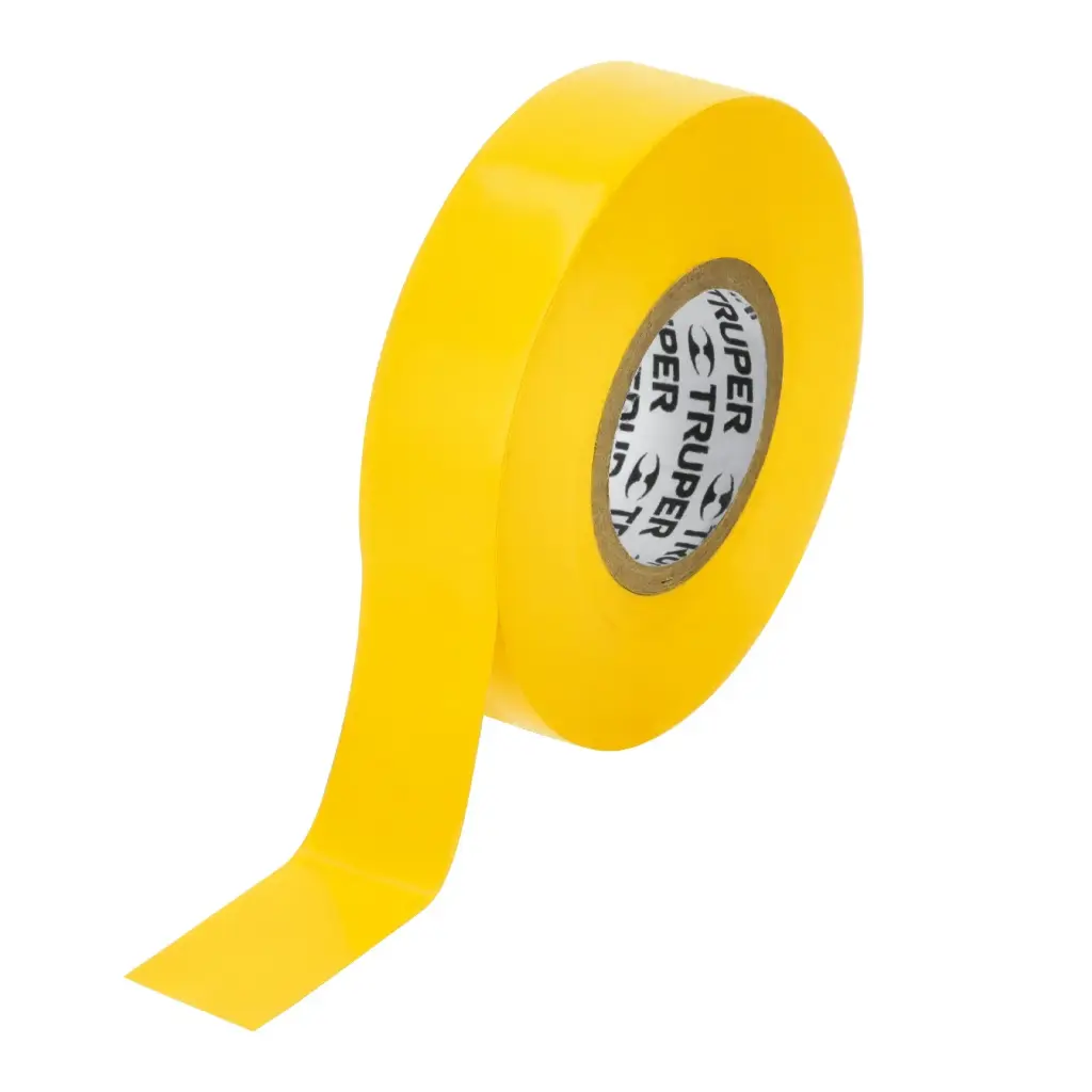 [12503] Cinta de aislar amarilla de 18m x 19mm |Truper