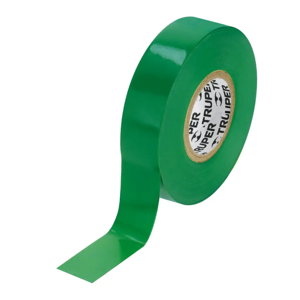 Cinta de aislar verde de 18m x 19mm |Truper
