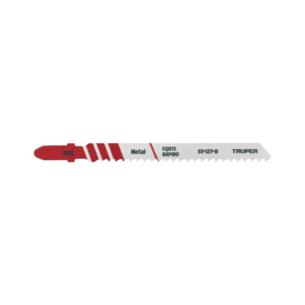 [18132] Blíster con 5 pzas segueta caladora zanco T 8 DPP corte recto metal | Truper