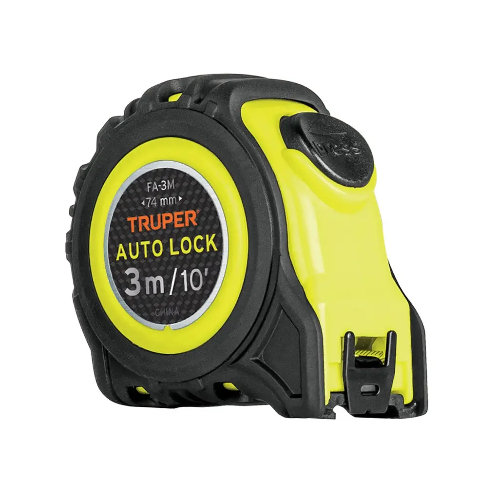 [10746] Flexómetro Auto-Lock 3 m contra impactos  cinta 16 mm | Truper