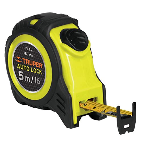 [10747] Flexómetro Auto-Lock  5m contra impactos cinta 19 mm | Truper