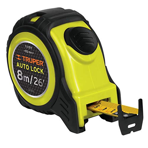 [10749] Flexómetro Auto-Lock 8m contra impactos cinta 19 mm | Truper