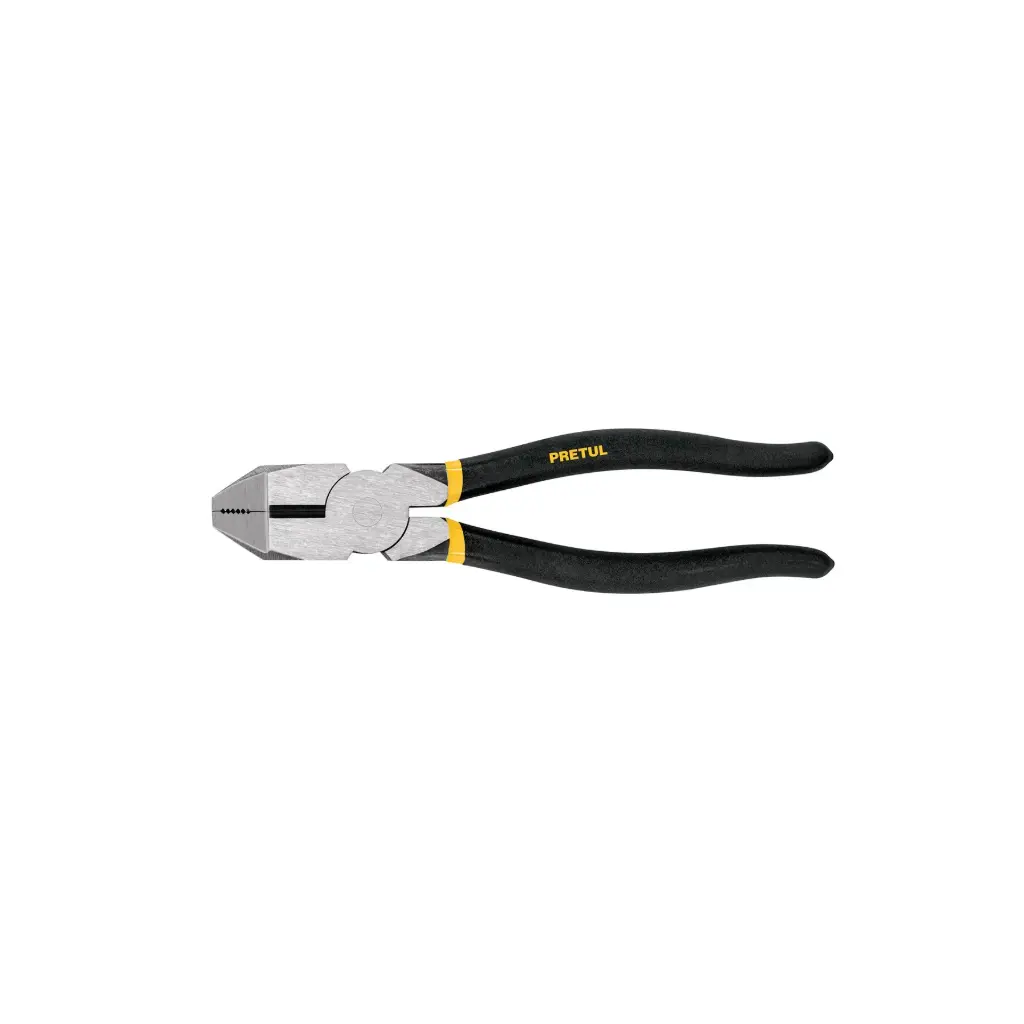 [22612] Pinza para electricista 9" mango de PVC| Pretul