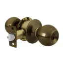 [23564] Cerradura tipo esfera cilíndrico recámara Latón antiguo caja| Hermex Basic