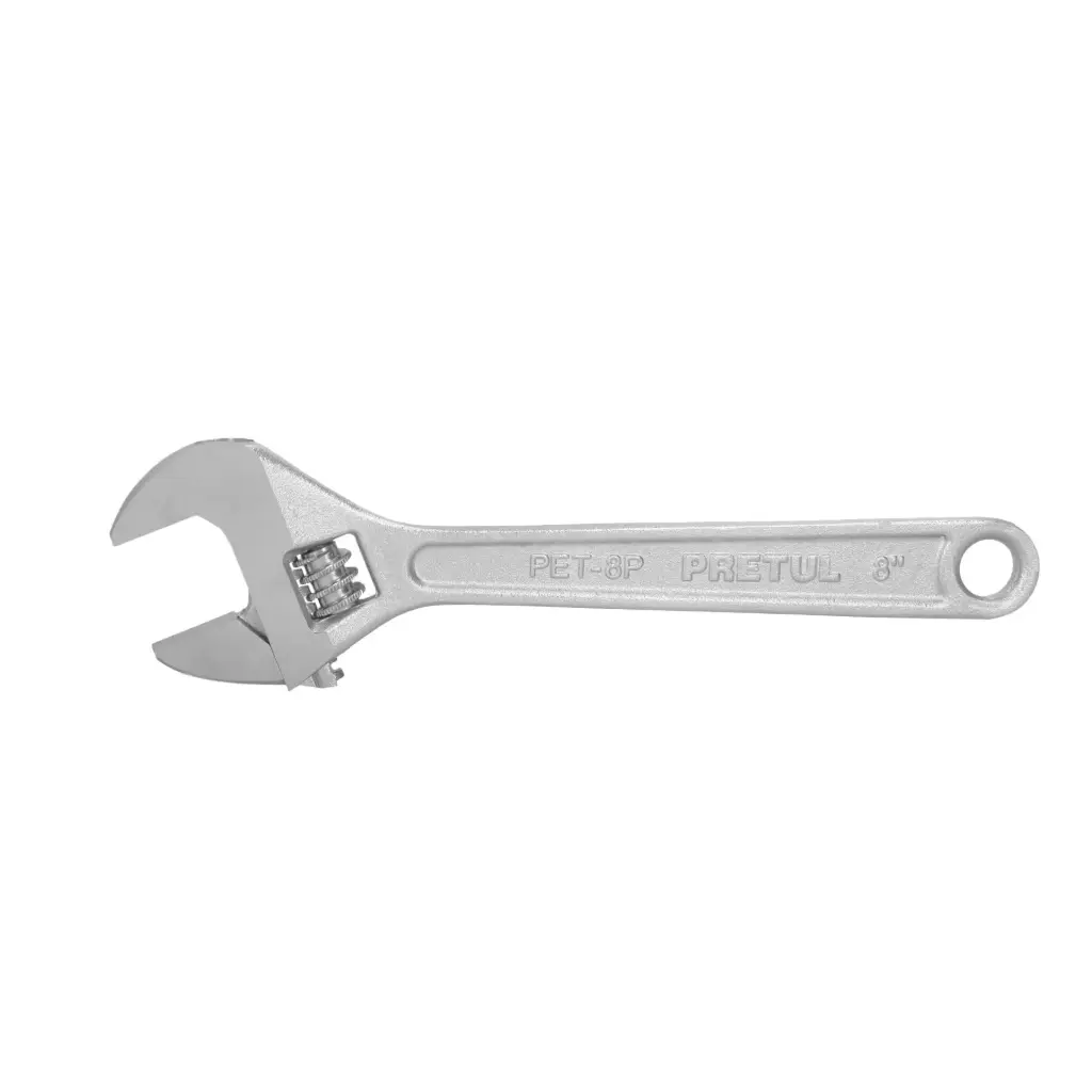 [21815] Llave ajustable (perico) 8" cromada | Pretul