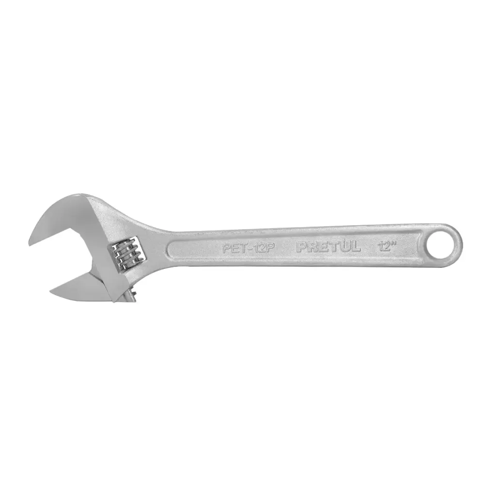 [21817] Llave ajustable (perico) 12" cromada | Pretul