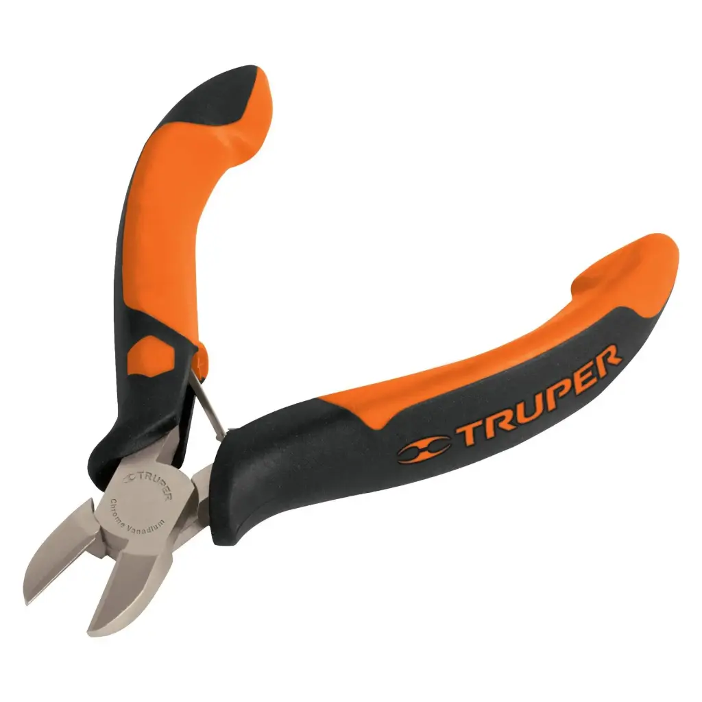 [17367] Mini pinza de corte diagonal 4" mango Comfort Grip | Truper