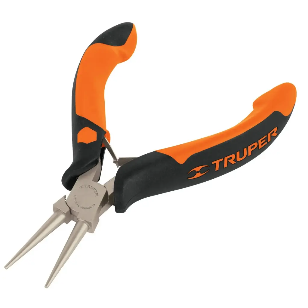 [17370] Mini pinza de punta redonda 5" mango Comfort Grip | Truper