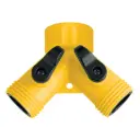 Conector "Y" 3/4" plástico para manguera Adaptador| Pretul