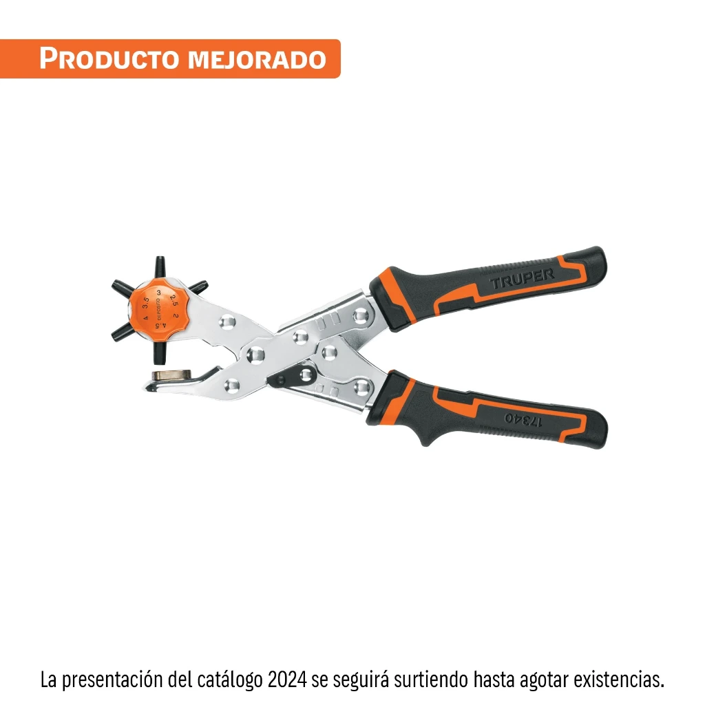 [17340] Pinza sacabocados 9" mango de pvc | Truper