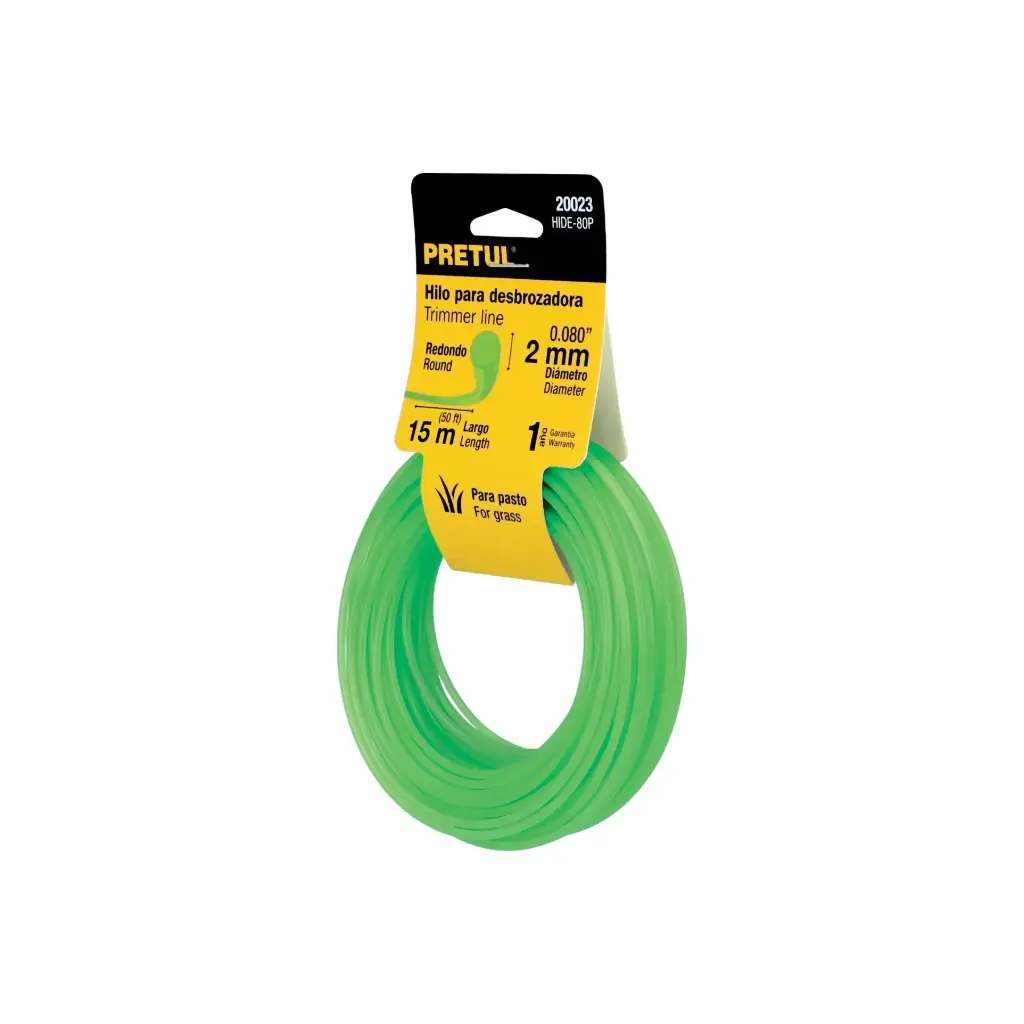 Hilo redondo para desbrozadora 2mm x15m tarjeta | Pretul