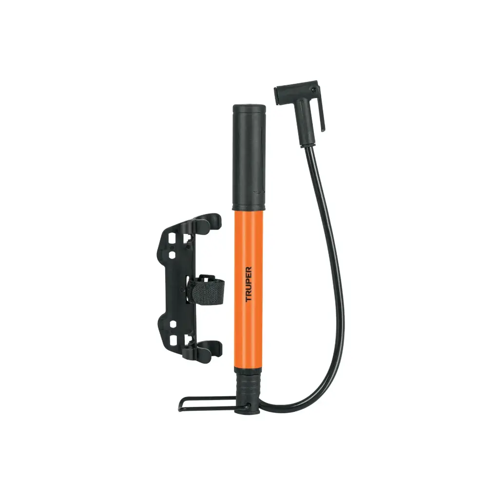 [13790] Mini bomba manual para bicicleta 60 psi | Truper