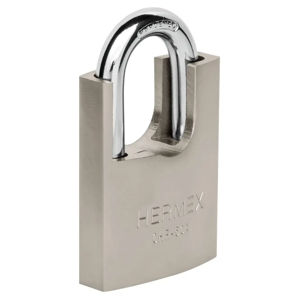 Candado 50 mm Hierro con coraza llave anti-ganzúa| Hermex