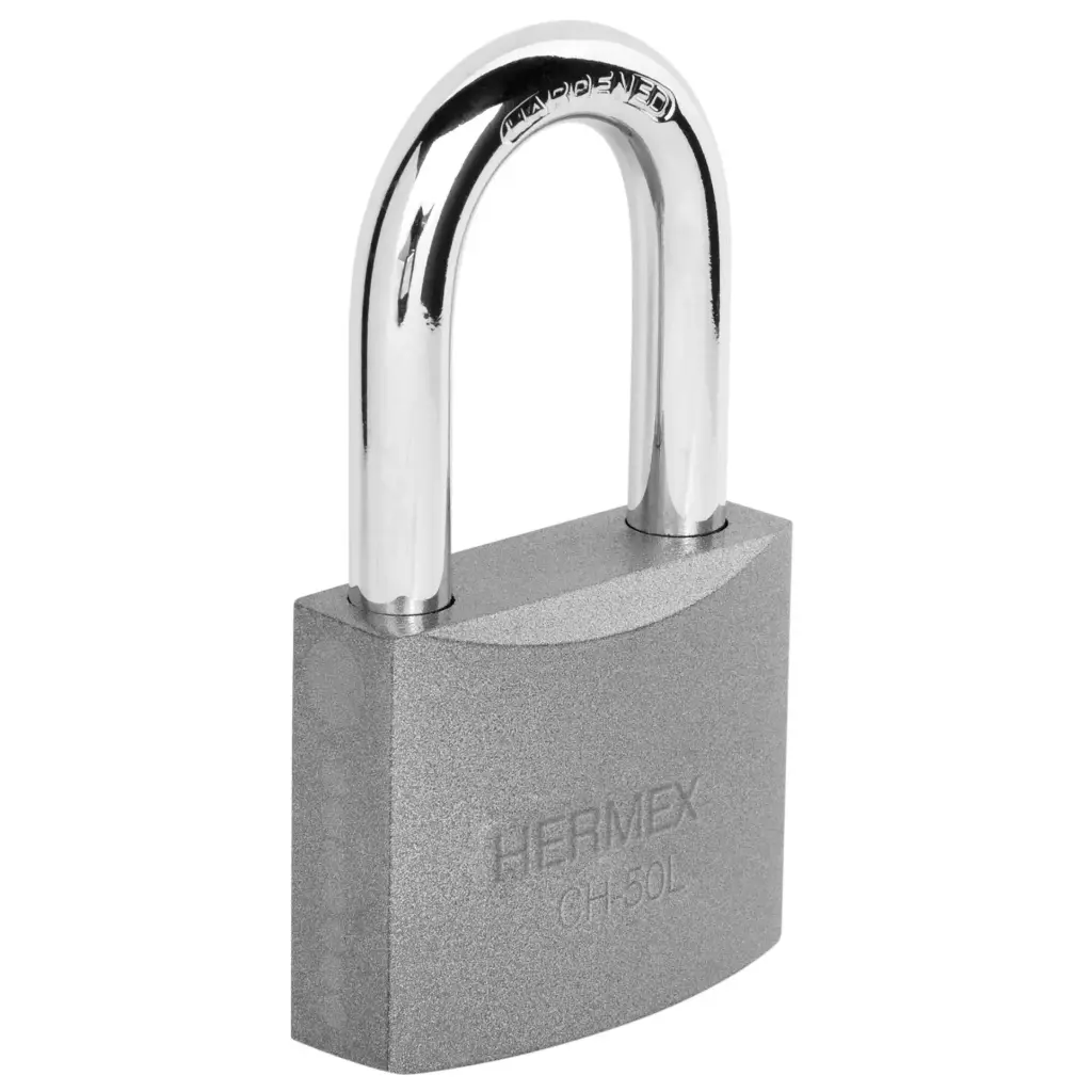 Candado 50 mm Hierro Largo en Caja | Hermex