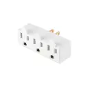 Multicontacto de barra triple aterrizado a granel | Volteck