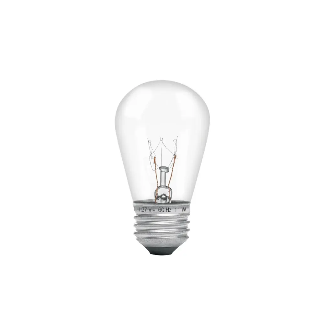 Lámpara incandescente S14 11 W luz cálida│Foco