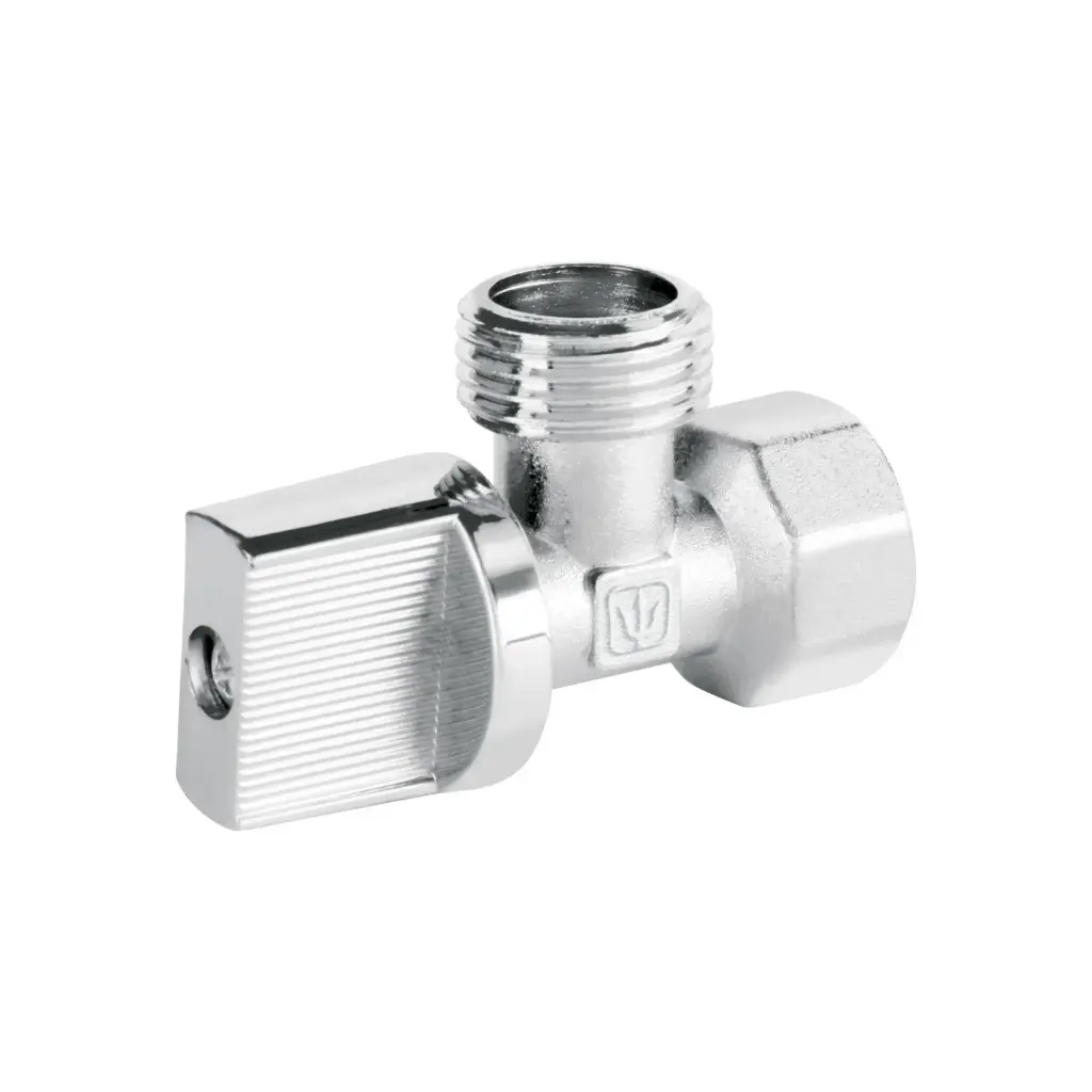 Llave angular 1/2" 1/4 de vuelta roscable  blíster | Foset