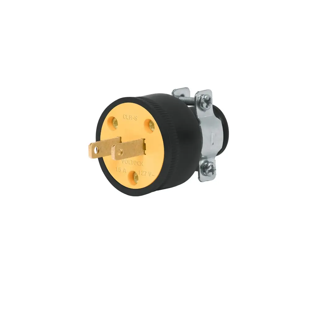 Clavija industrial reforzada polarizada| Volteck