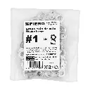 Bolsa colas de pato #1 con 100 pzas altura 2.5 cm ojillo 6.3 mm | Fiero