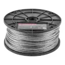 Carrete cable 1/8 recubierto PVC 7x7 75m|Fiero