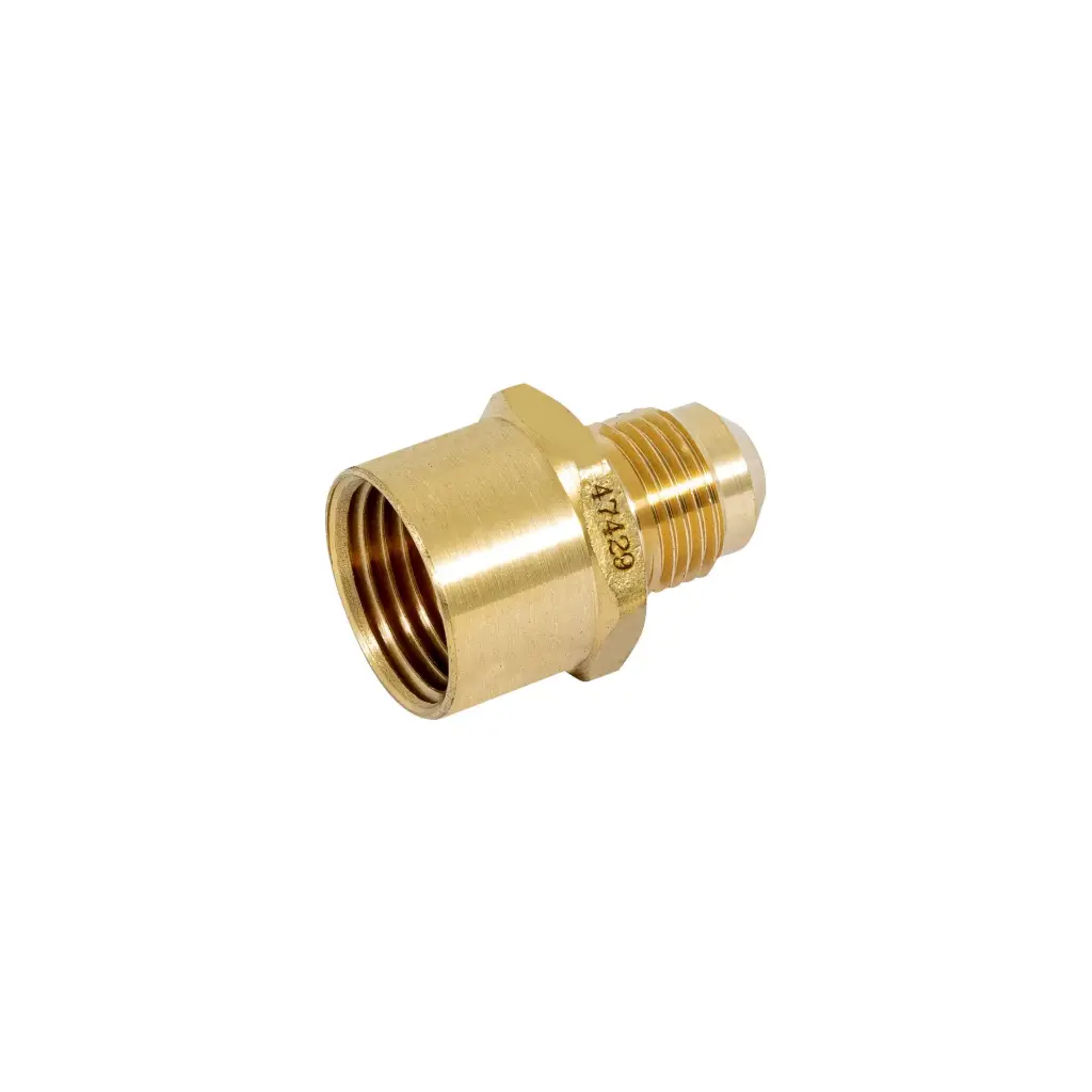 [47429] Niple campana 3/8" x 1/2" de latón | Foset