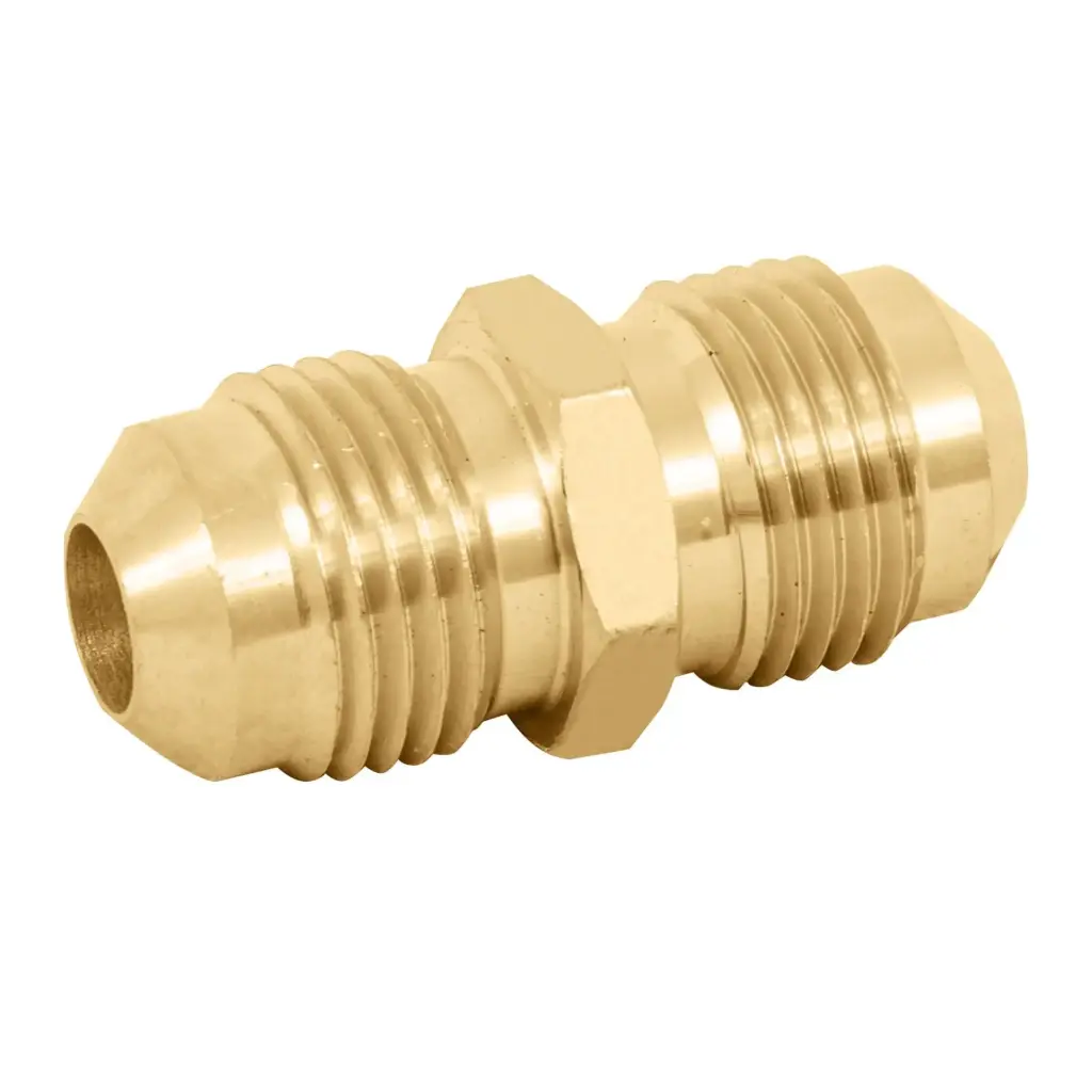 [47438] Niple union 3/8" x 3/8" de latón | Foset