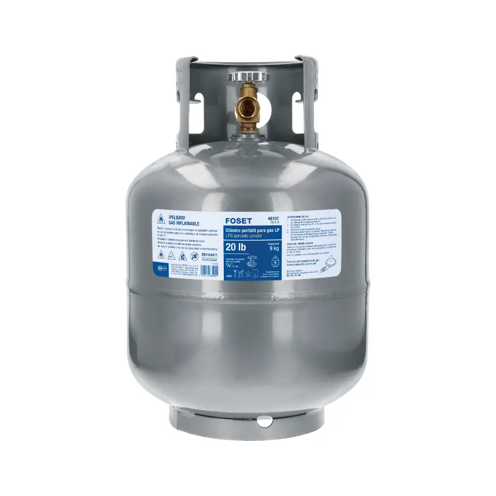 [48107] Cilindro portátil para gas LP 9kg (20lb) Tanque | FOSET