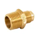 Niple terminal 3/8" x 1/2" de latón | Foset