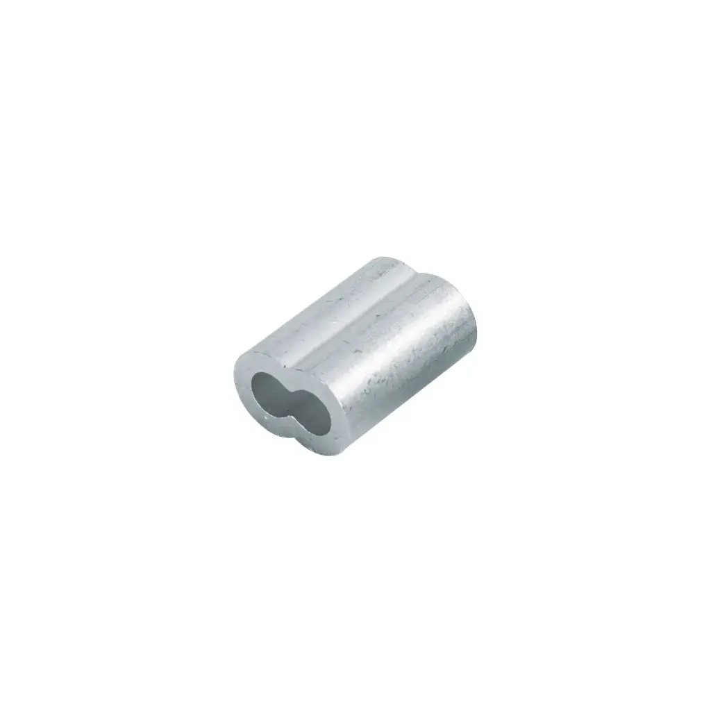 [48367] Casquillo de aluminio 1/4" para cable doble|Fiero