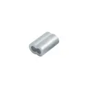 Casquillo de aluminio 1/4" para cable doble|Fiero