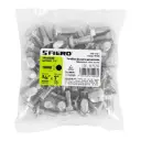 Bolsa Tornillo #3/8 x 1 Coche galvanizado con 40 pzas | Fiero