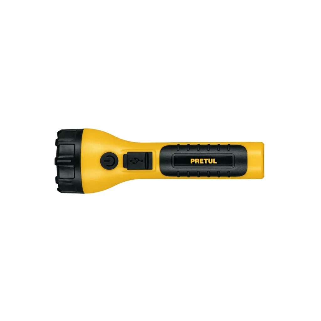 [26101] Linterna plástica de LED 120 lm recargable| Pretul