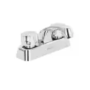 Mezcladora 4" lavabo ABS hexagonal BASIC