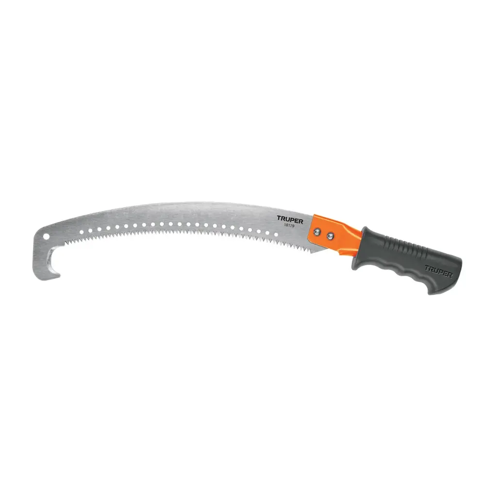 [18179] Serrucho de poda 14" c/gancho curvo 5 DPP mango Comfort Grip | Truper