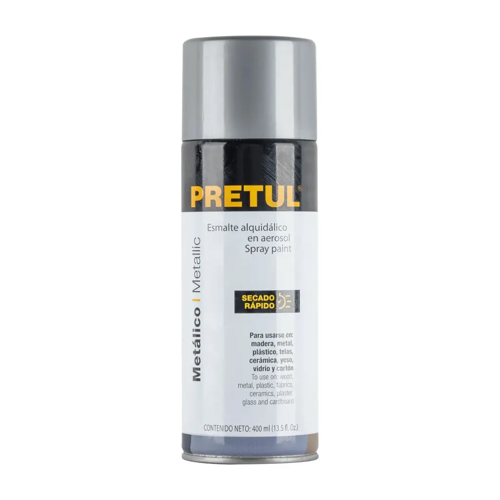 [27174] Pinturas en aerosol Plata colores metálicos 300 ml | Pretul