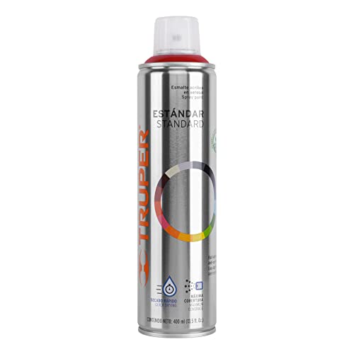 [19040] Pintura en aerosol Rojo bote esbelto 400 ml | Truper