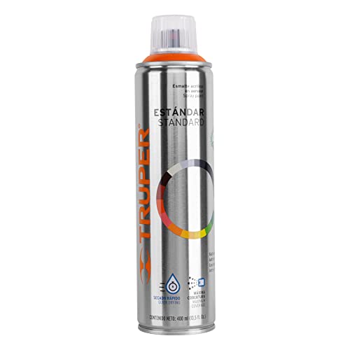 [19037] Pintura en aerosol Naranja bote esbelto 400 ml | Truper