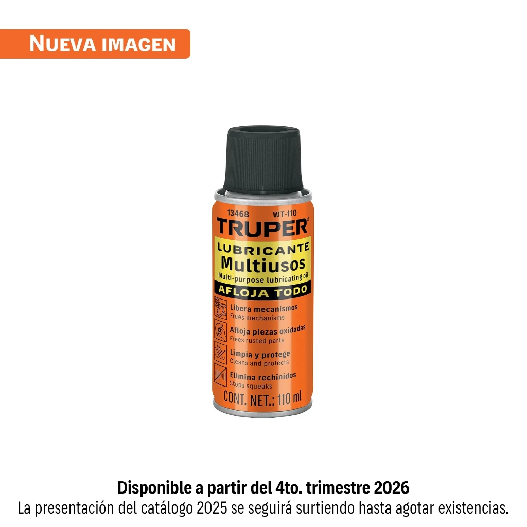 [13468] Aceite afloja todo en aerosol 110 ml | Truper