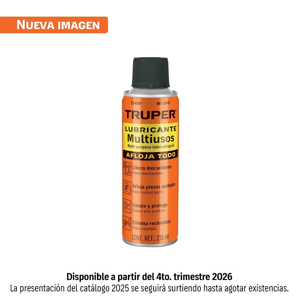 [13469] Aceite afloja todo en aerosol 235 ml | Truper