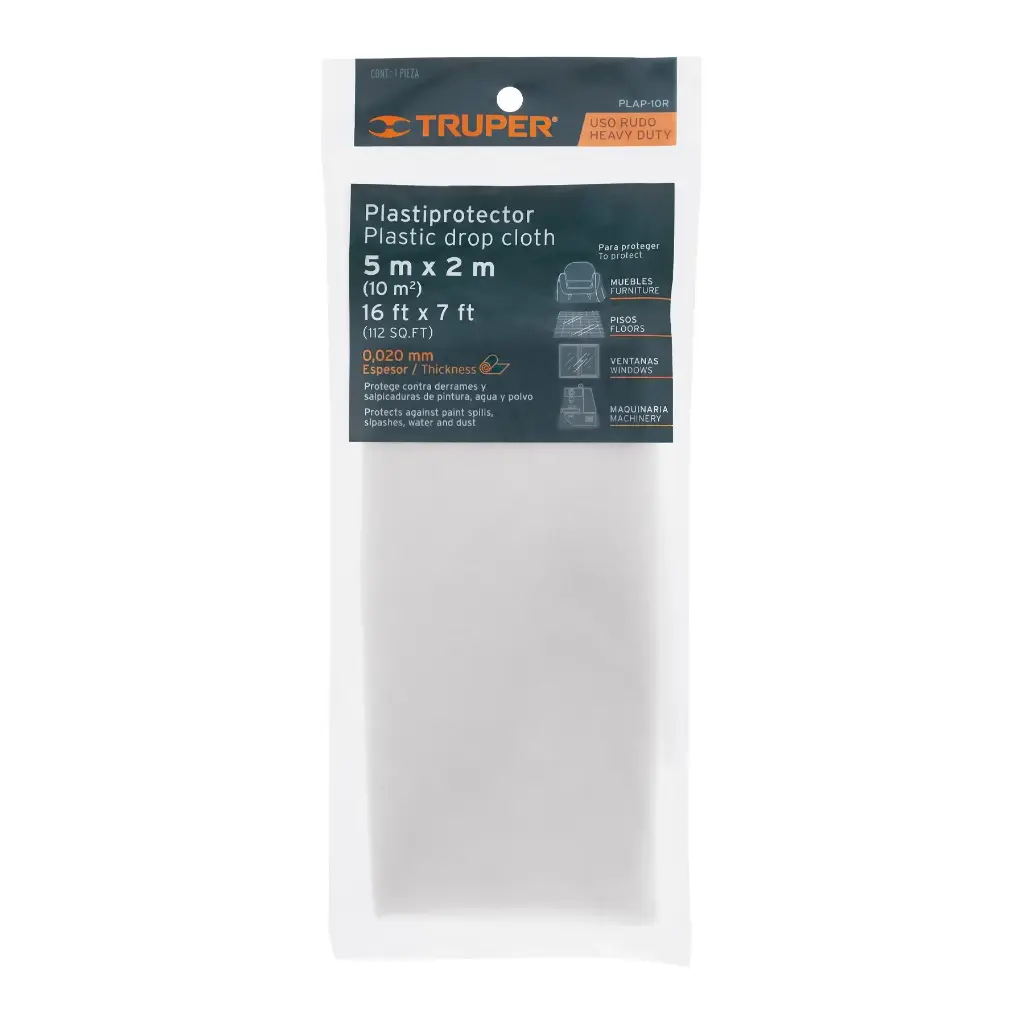 [11108] Plastiprotector 5 x 2 m uso rudo Truper